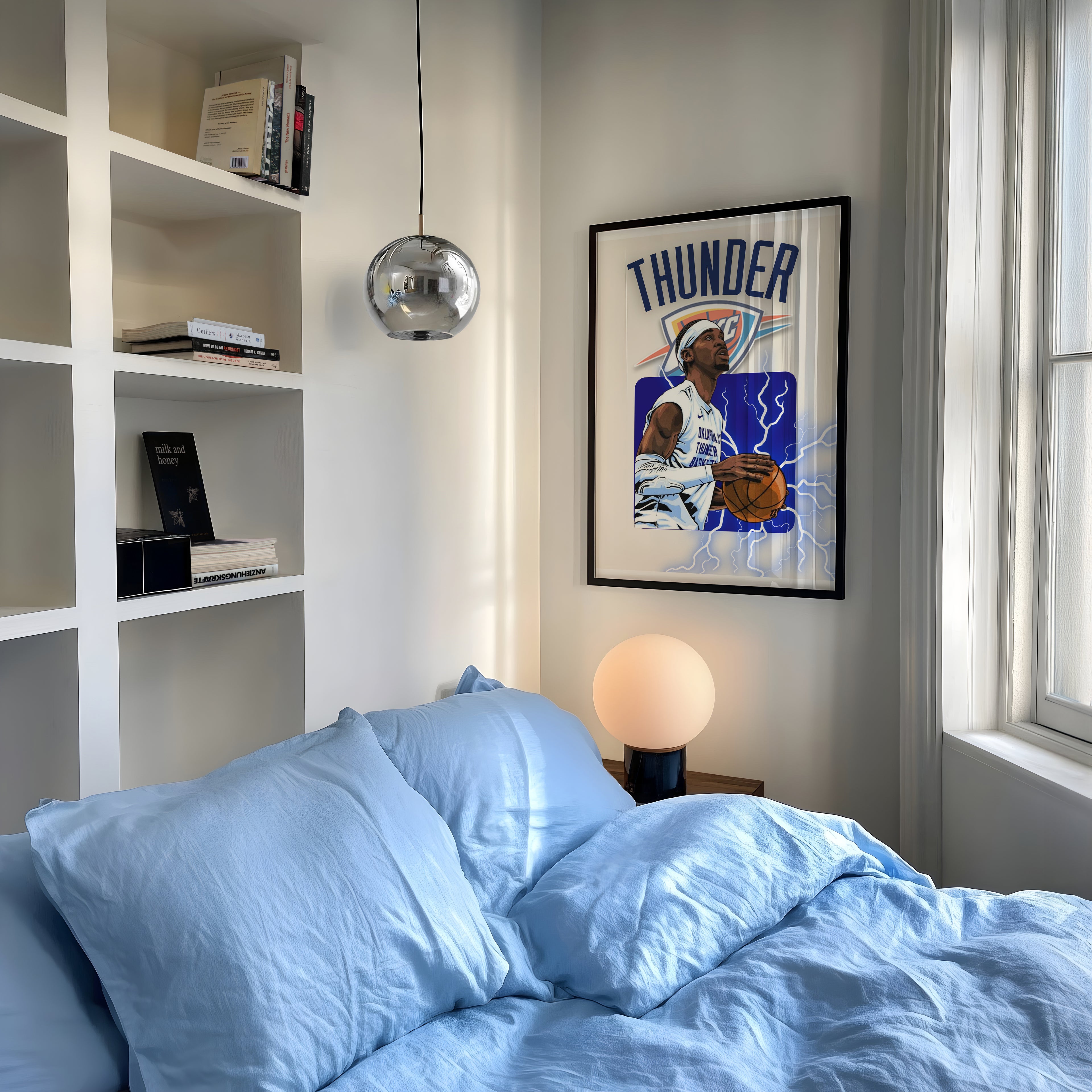 Cadre Shaï Gilgeous-Alexander - Déco Murale Basket NBA & Streetwear
