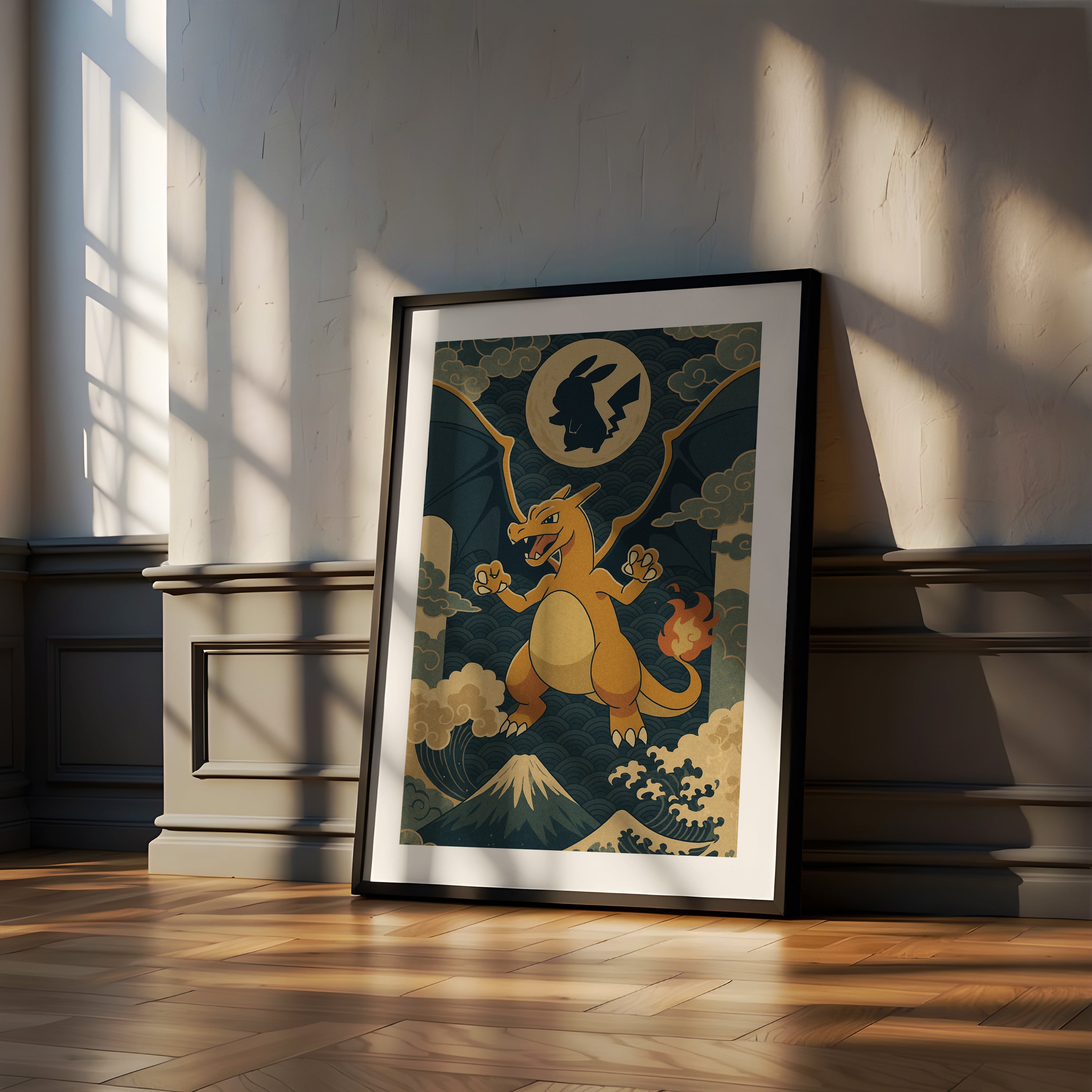 Cadre Paysage Animé - Décoration Murale Inspirée de l'Animation Japonaise