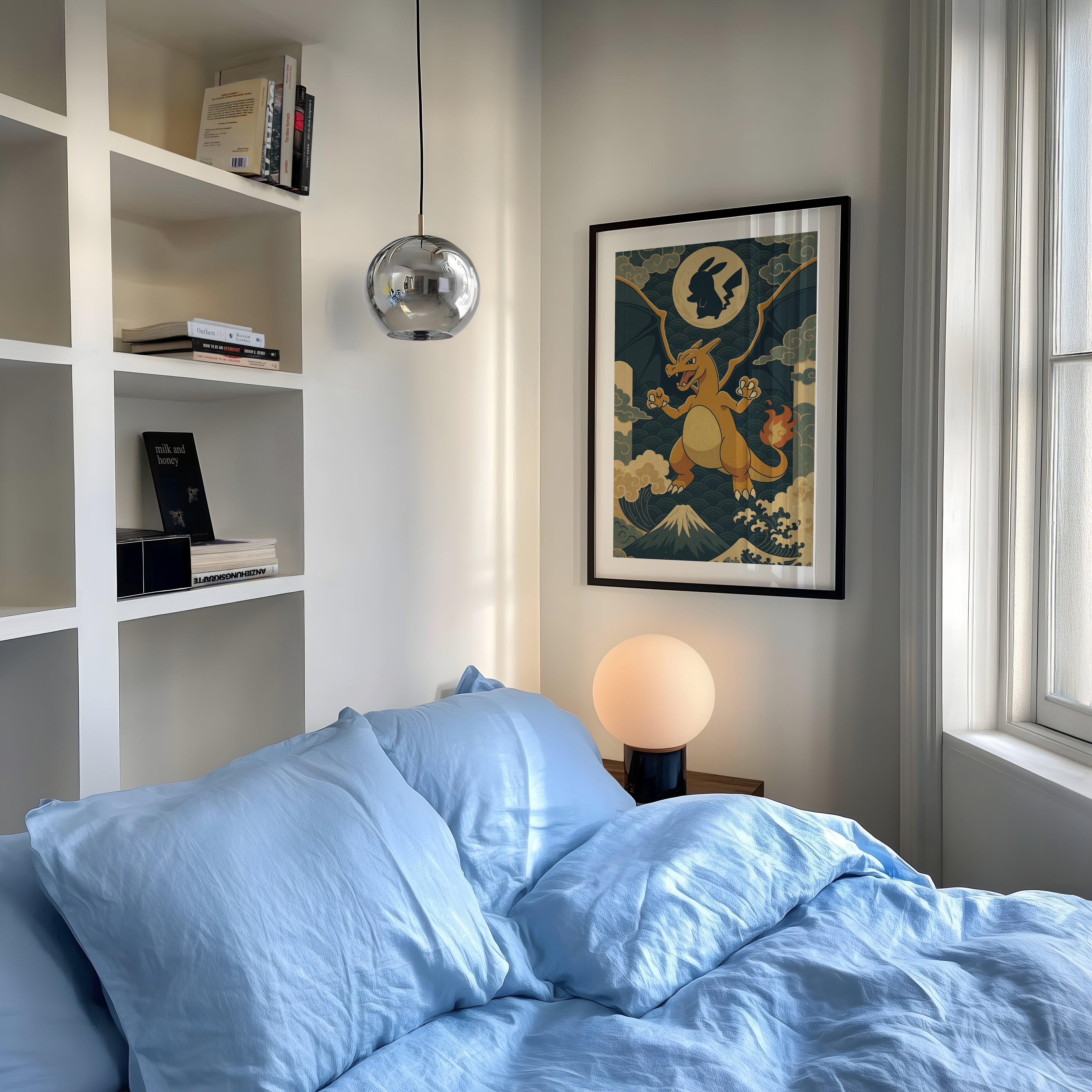 Cadre Paysage Animé - Décoration Murale Inspirée de l'Animation Japonaise