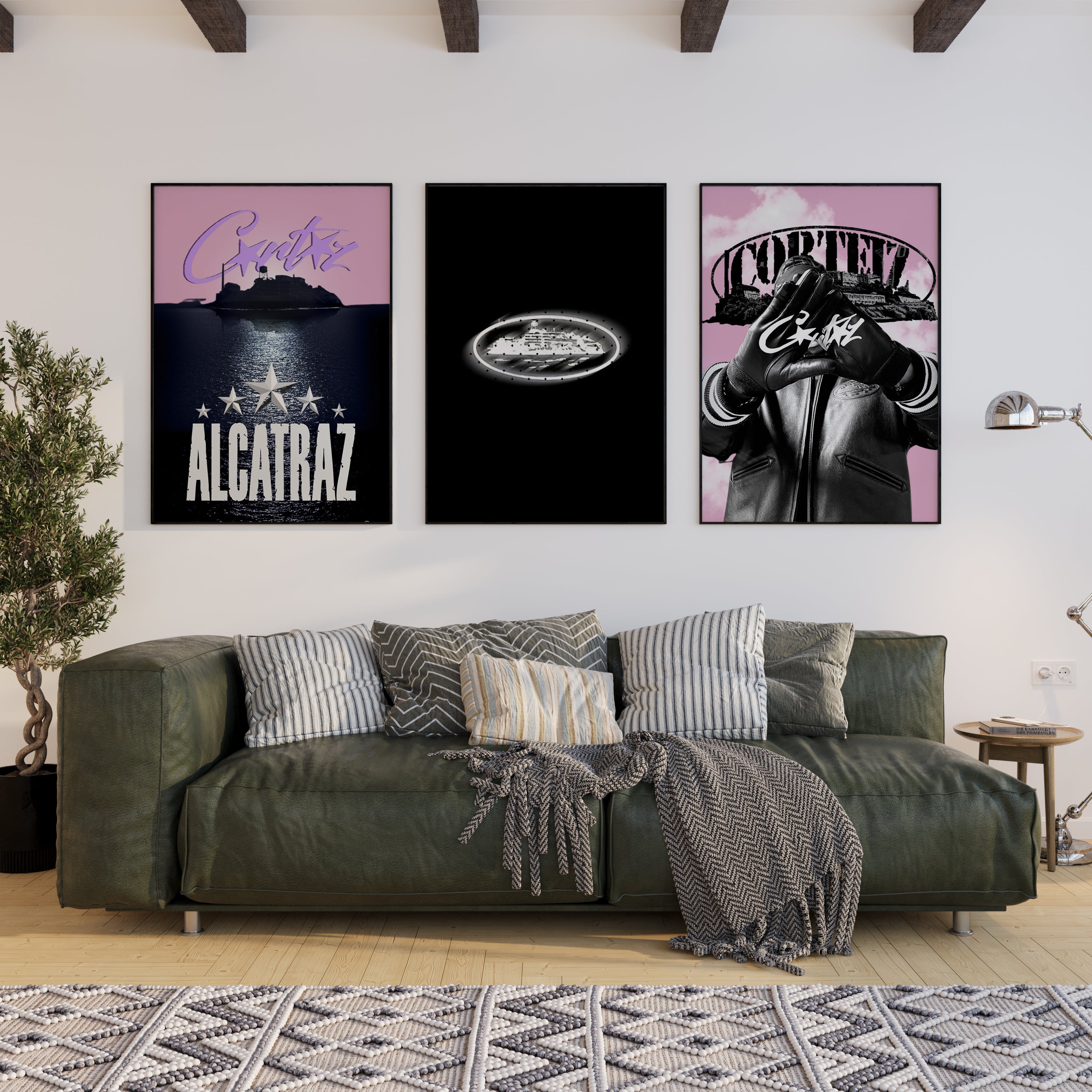 Cadres Corteiz Personnalisés - Déco Murale Streetwear & Moderne