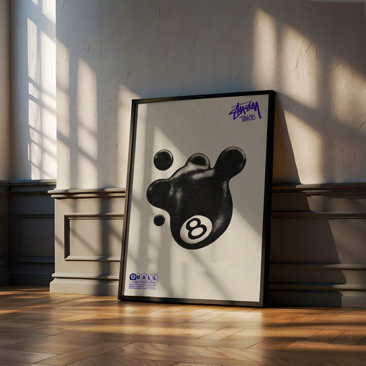 Cadre Stüssy - Affiche Murale Streetwear, Design Moderne