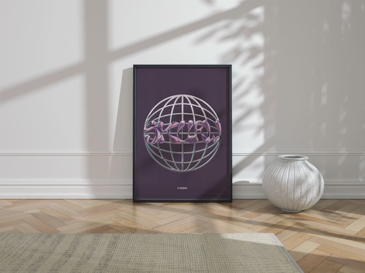 CADRE SKURW "VISION" - AFFICHE MURALE MINIMALE & FUTURISTE